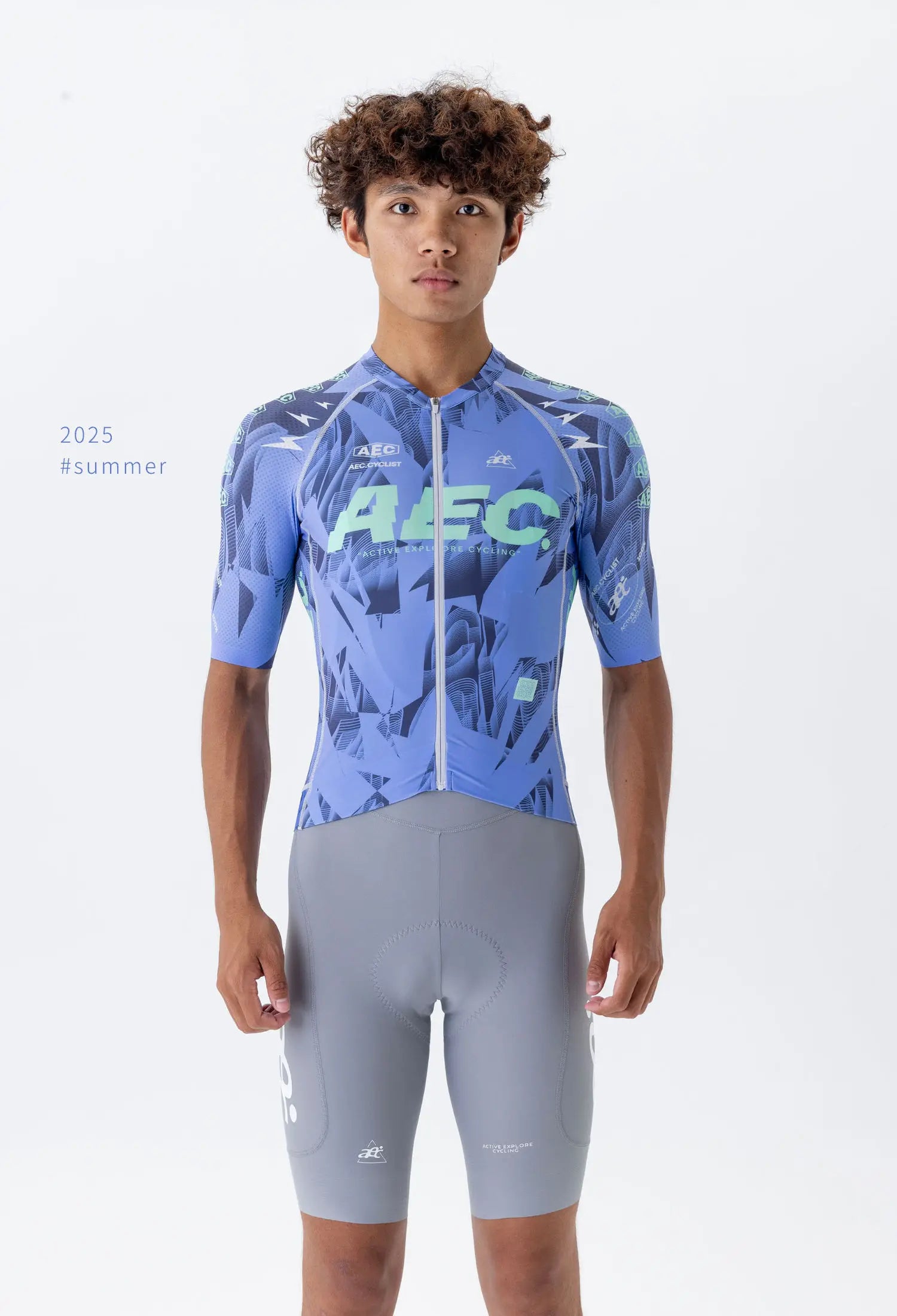 AEC Men's Lightning Series Short Sleeve Cycling Jersey