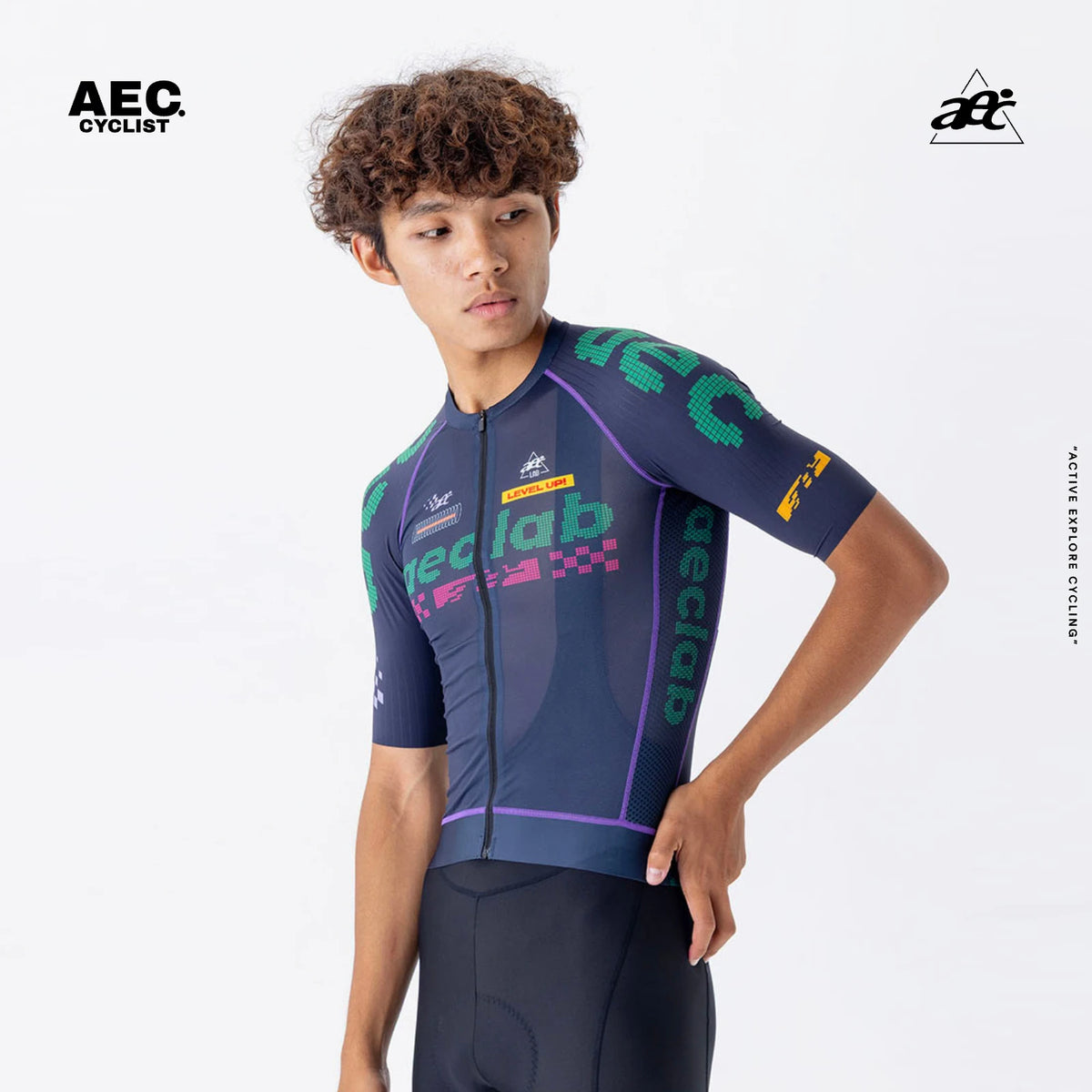 AEC Men's Swift Air Series Short Sleeve Cycling Jersey