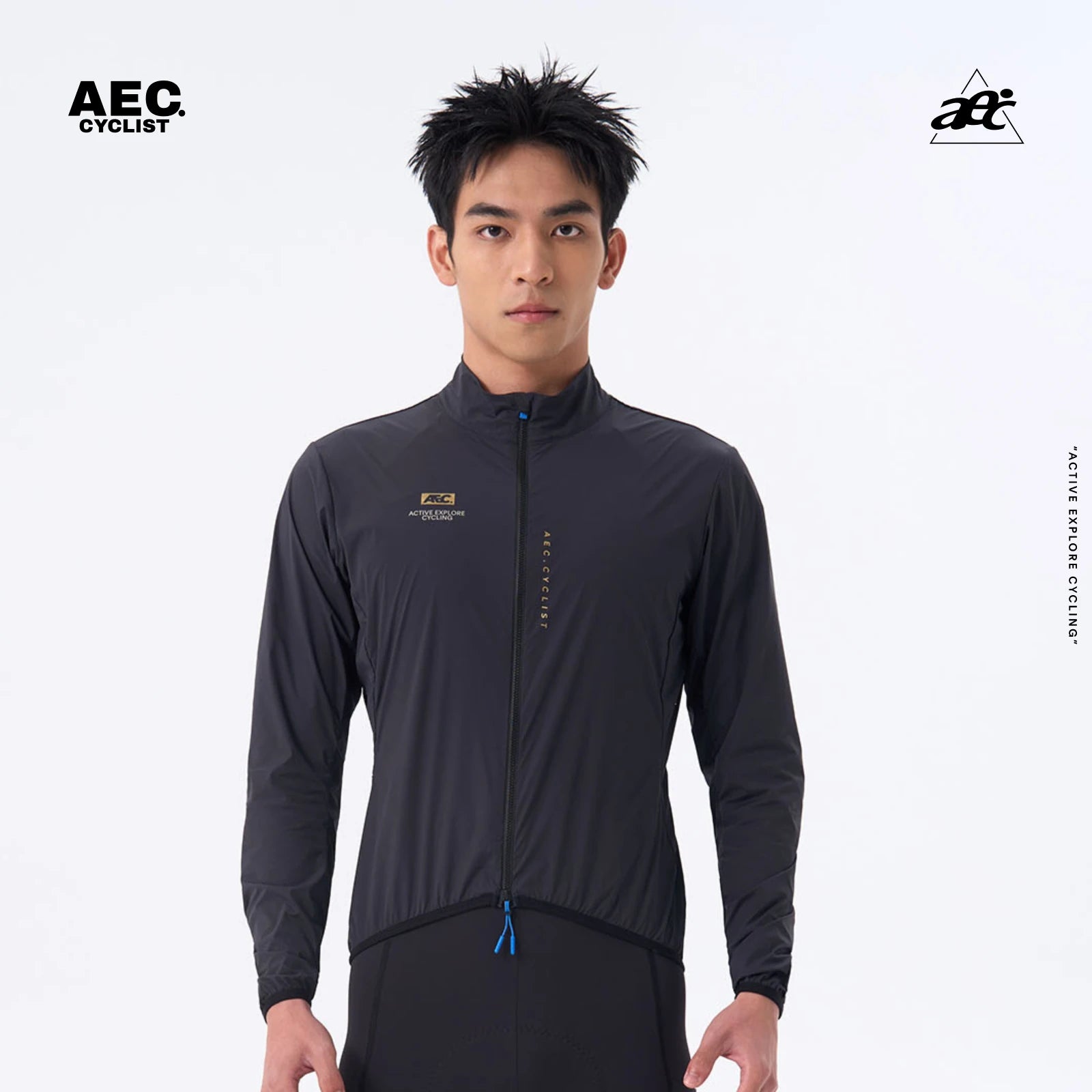AEC Men's Wind Chaser Series Long Sleeve Cycling Jacket