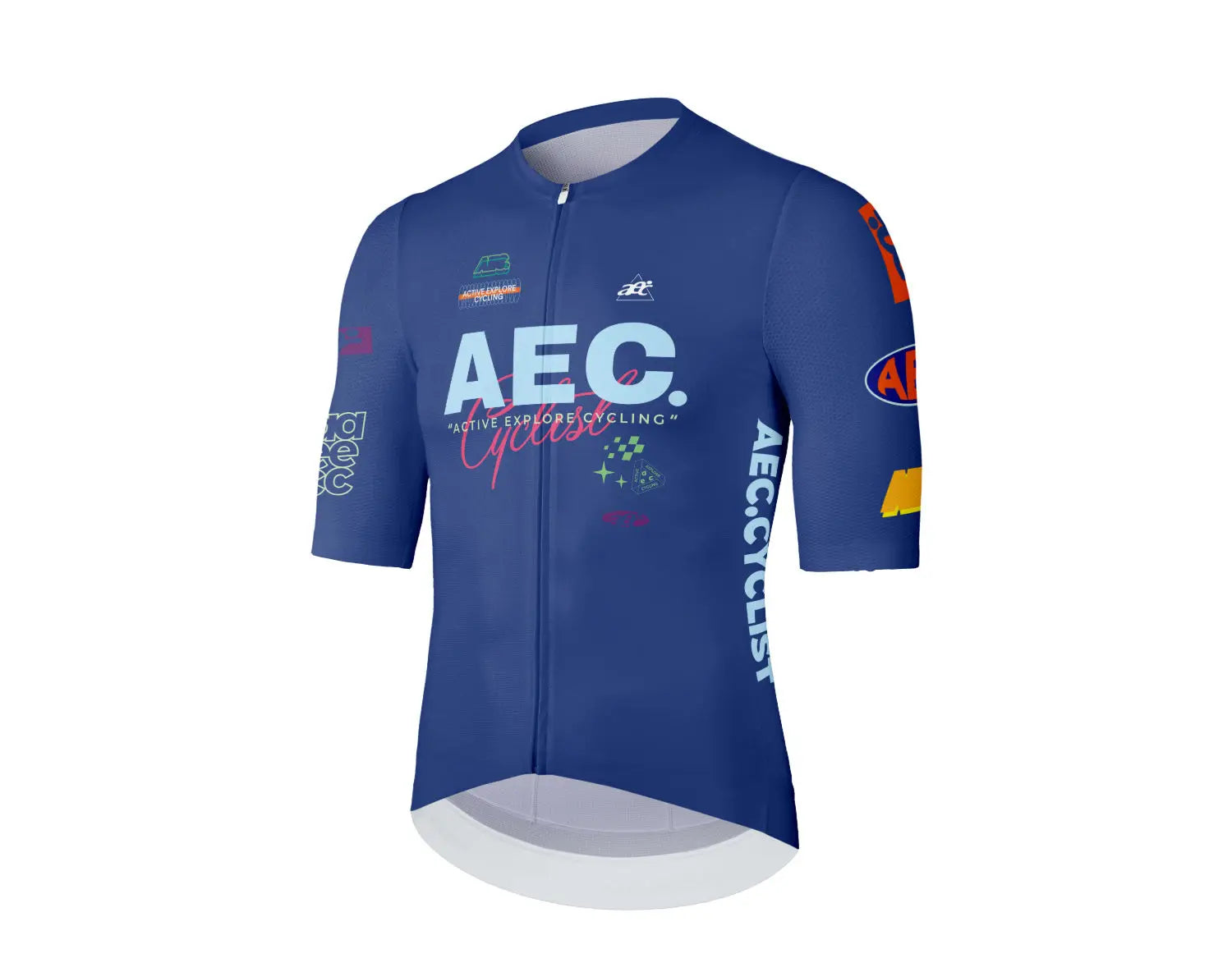 AEC Men's Versatile Travel Series Short Sleeve Cycling Jersey