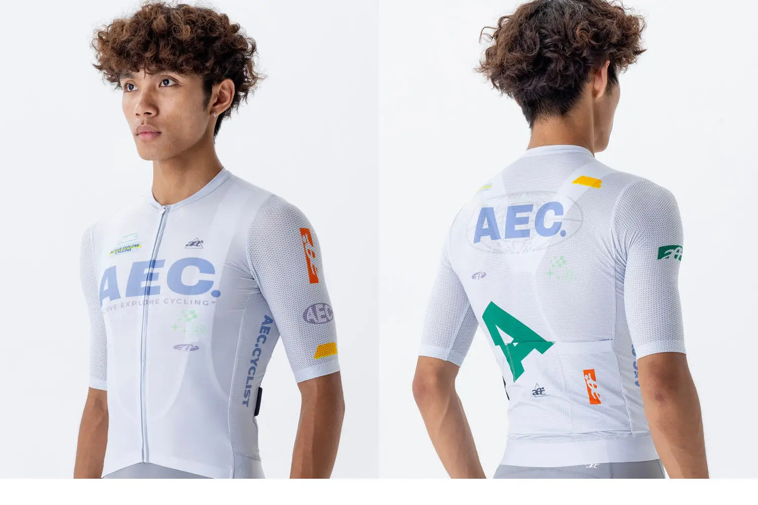 AEC Men's Versatile Travel Series Short Sleeve Cycling Jersey