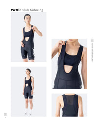 AEC Women's Chi Ran Series Padded Cycling Bib Shorts