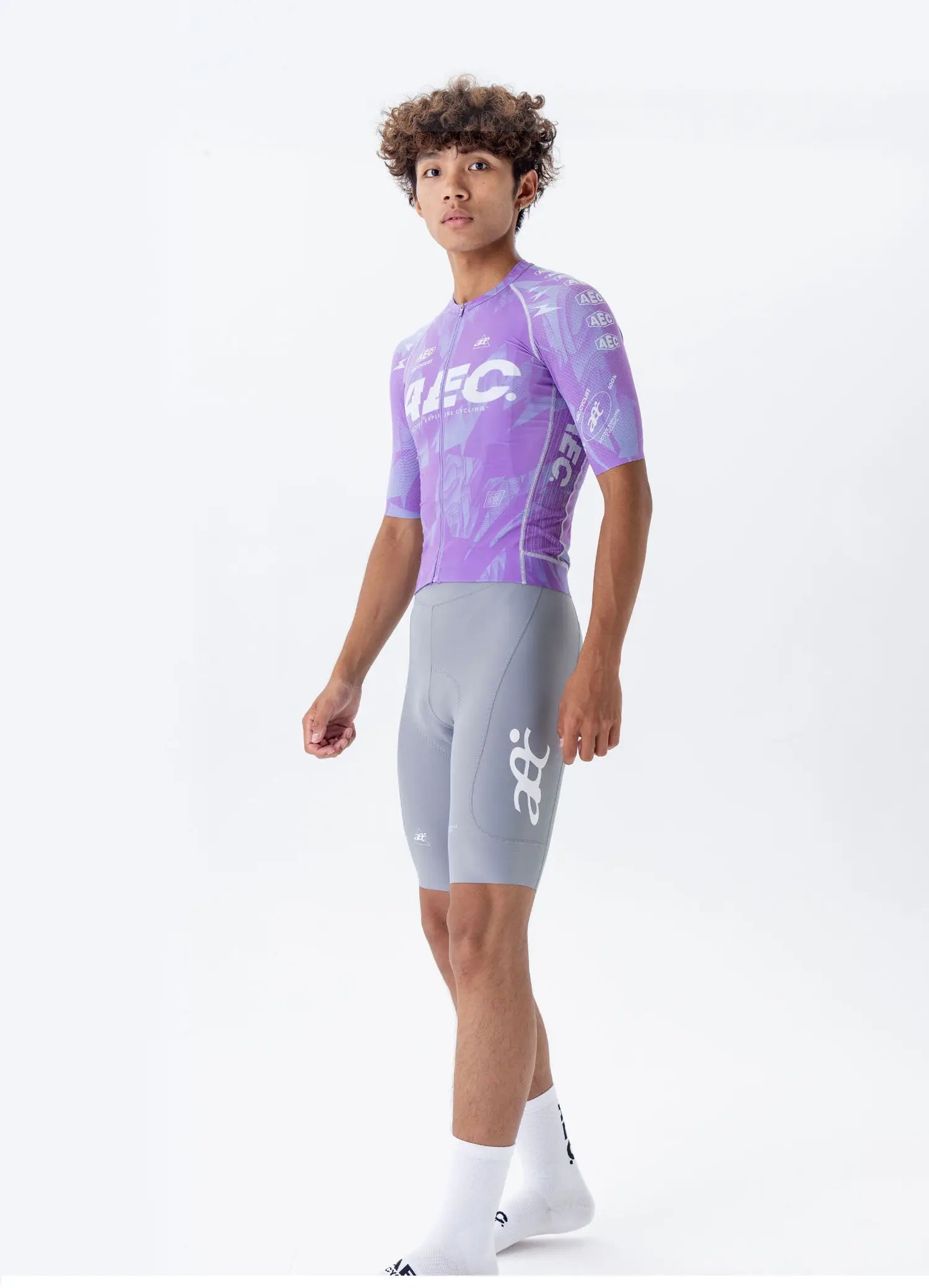 AEC Men's Lightning Series Short Sleeve Cycling Jersey