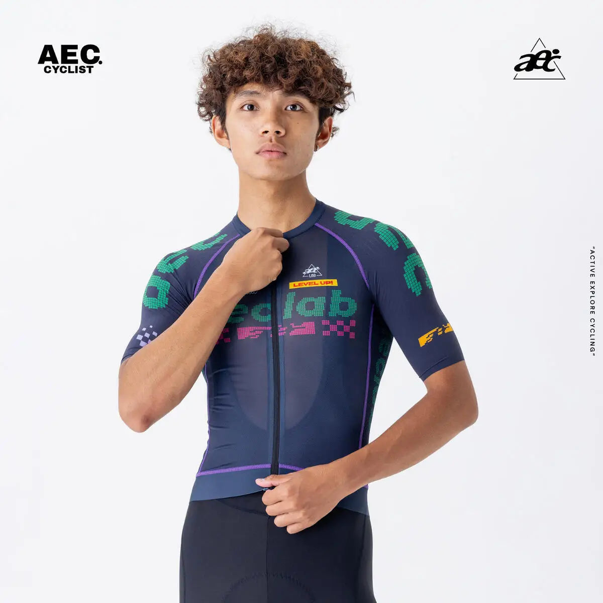 AEC Men's Swift Air Series Short Sleeve Cycling Jersey