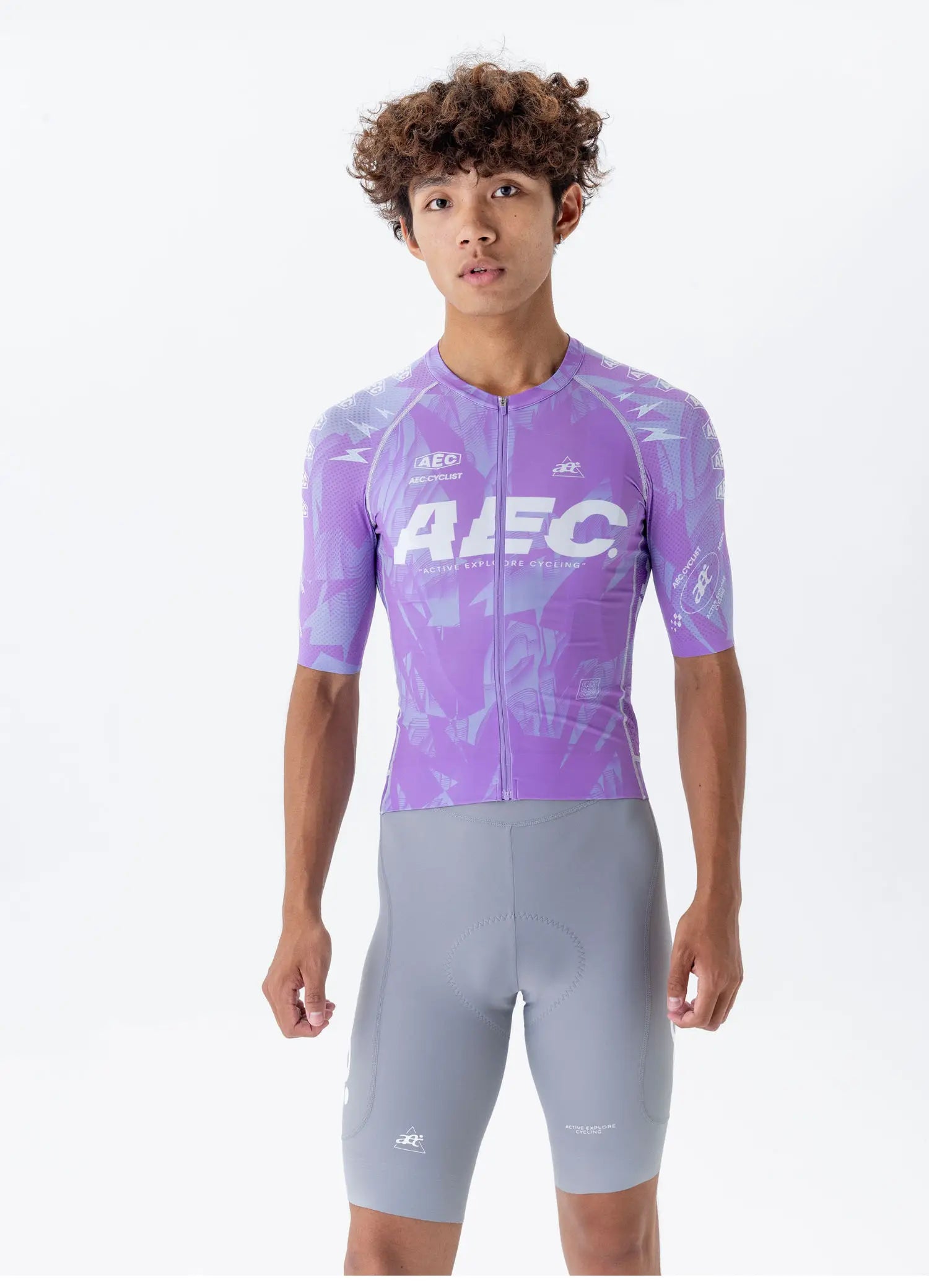 AEC Men's Lightning Series Short Sleeve Cycling Jersey