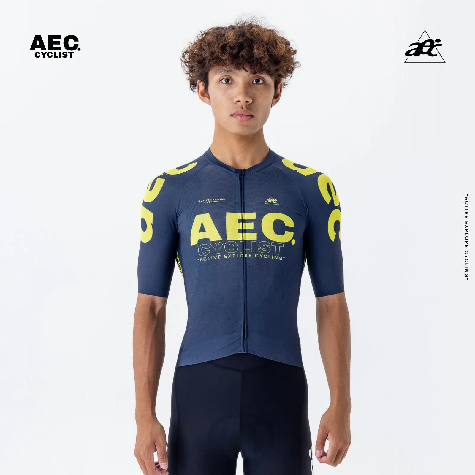 AEC Men's Wind Series Short Sleeve Road Cycling Jersey
